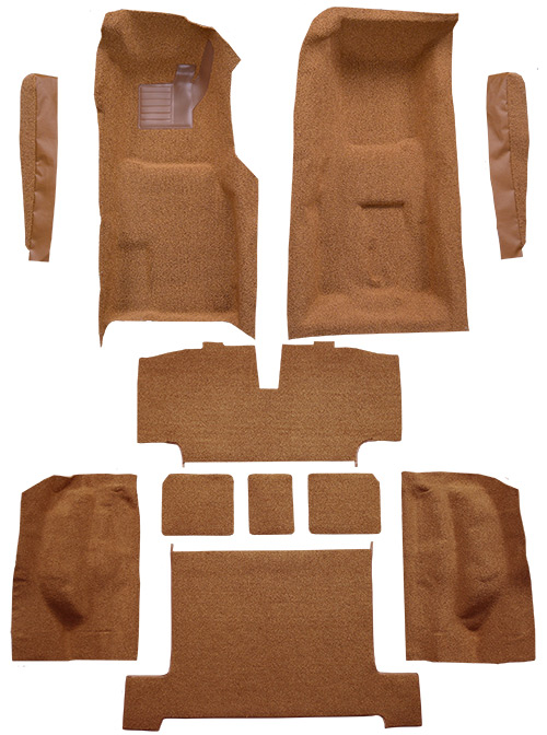 1969 Corvette (C3) Carpet Replacement - Cutpile - Complete | Fits: 4spd, Complete with Pad
