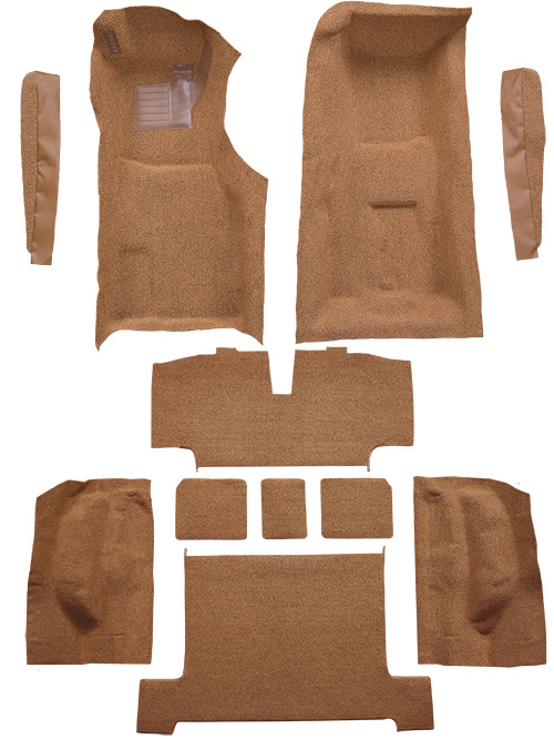 1969 Corvette (C3) Carpet Replacement - Cutpile - Complete | Fits: 4spd, Complete with Pad & Toe Pad