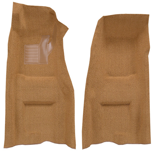 1969 Corvette (C3) Carpet Replacement - Cutpile - Front | Fits: 4spd, Front with Pad