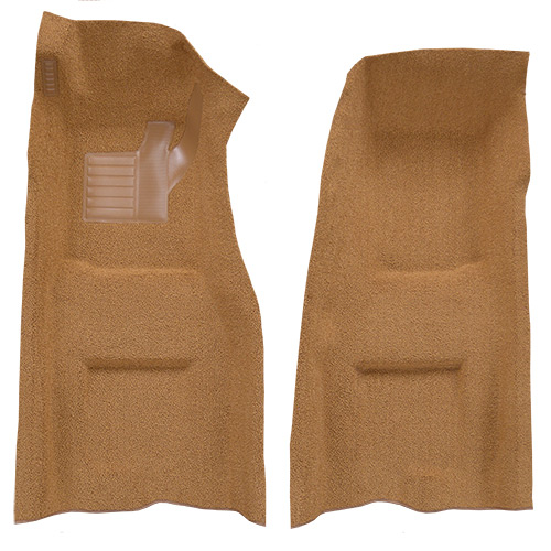 1969 Corvette (C3) Carpet Replacement - Cutpile - Front | Fits: 4spd, Front with Pad & Toe Pad