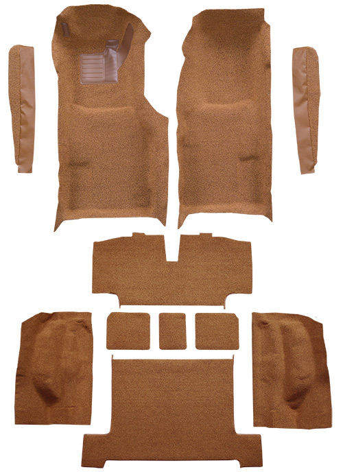 1969 Corvette (C3) Carpet Replacement - Cutpile - Complete | Fits: Auto, Complete with Pad & Toe Pad