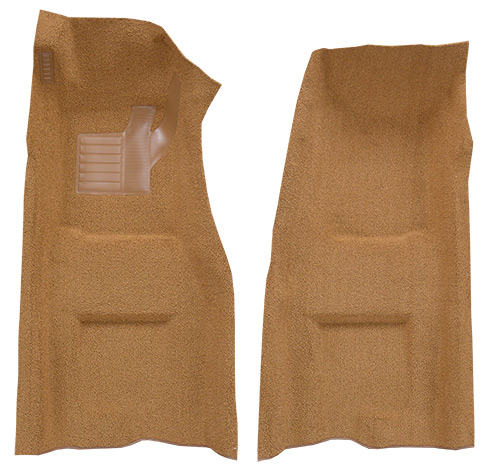 1969 Corvette (C3) Carpet Replacement - Cutpile - Front | Fits: Auto, Front with Pad & Toe Pad