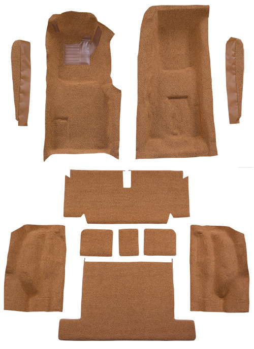 1971-1975 Corvette (C3) Carpet Replacement - Cutpile - Complete | Fits: Coupe, 4spd, Complete with Pad
