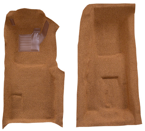 1971-1975 Corvette (C3) Carpet Replacement - Cutpile - Front | Fits: 4spd, Front with Pad