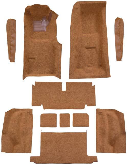 1971-1972 Corvette (C3) Carpet Replacement - Cutpile - Complete | Fits: Convertible, 4spd, Complete with Pad