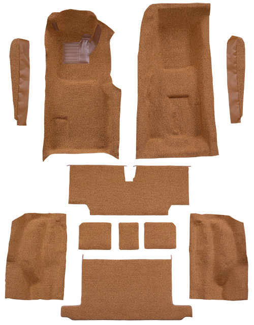 1973-1975 Corvette (C3) Carpet Replacement - Cutpile - Complete | Fits: Convertible, 4spd, Complete with Pad