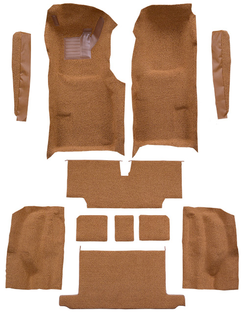 1973-1975 Corvette (C3) Carpet Replacement - Cutpile - Complete | Fits: Convertible, Auto, Complete with Pad