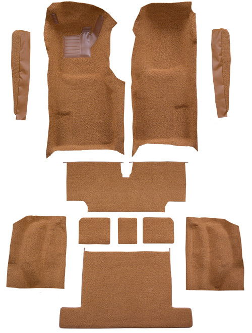 1976 Corvette (C3) Carpet Replacement - Cutpile - Complete | Fits: Complete with Pad