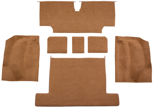 1976 Corvette (C3) Carpet Replacement - Cutpile - Rear Area | Fits: Rear without Pad