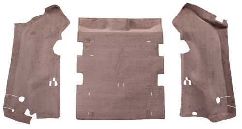 2003-2006 Jeep Wrangler (TJ) Carpet Replacement - Cargo Area - Cutpile | Fits: Will not fit the Unlimited