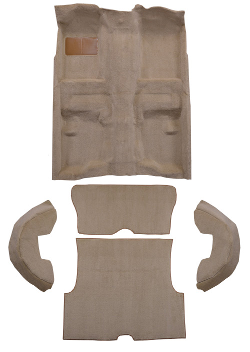 1974-1977 American Motors Hornet Carpet Replacement - Cutpile - Complete | Fits: 2DR, Hatchback, Auto, w/o Hidden Compartment, Complete, Will not fit 4sp