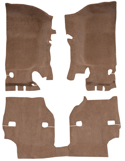 2011-2018 Jeep Wrangler (JK) Carpet Replacement - Cutpile - Passenger Area | Fits: 2DR, Fits version