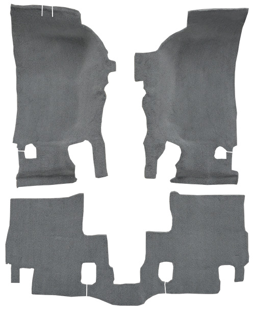 2007-2010 Jeep Wrangler (JK) Carpet Replacement - Cutpile - Passenger Area | Fits: 2DR