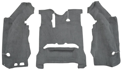 2007-2010 Jeep Wrangler (JK) Carpet Replacement - Cargo Area - Cutpile | Fits: 4DR, Unlimited