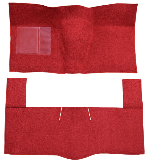 1963-1965 Ford Fairlane Carpet Replacement - Loop - Complete | Fits: 2DR, Hardtop, Auto, Bench Seat, Column shift