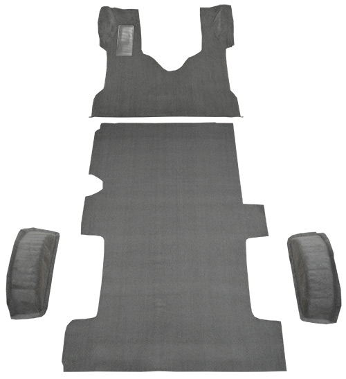1997-2002 Ford E-150 Econoline Carpet Replacement - Cutpile - Complete | Fits: Reg, Fits Gas or Diesel Complete