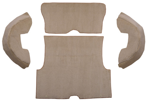 1974-1977 American Motors Hornet Carpet Replacement - Cargo Area - Cutpile | Fits: 2DR, Hatchback, with Hidden Compartment, with Snaps