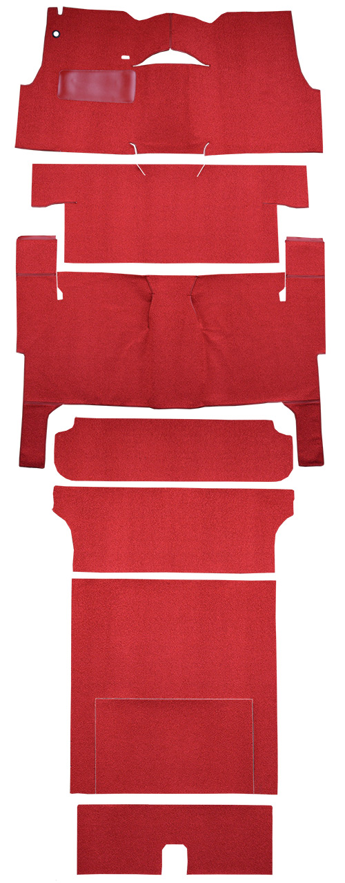 1955 Chevy Two-Ten Series (Tri-Five) Carpet Replacement - Loop - Complete | Fits: 2DR, Wagon, Bench Seat, Complete