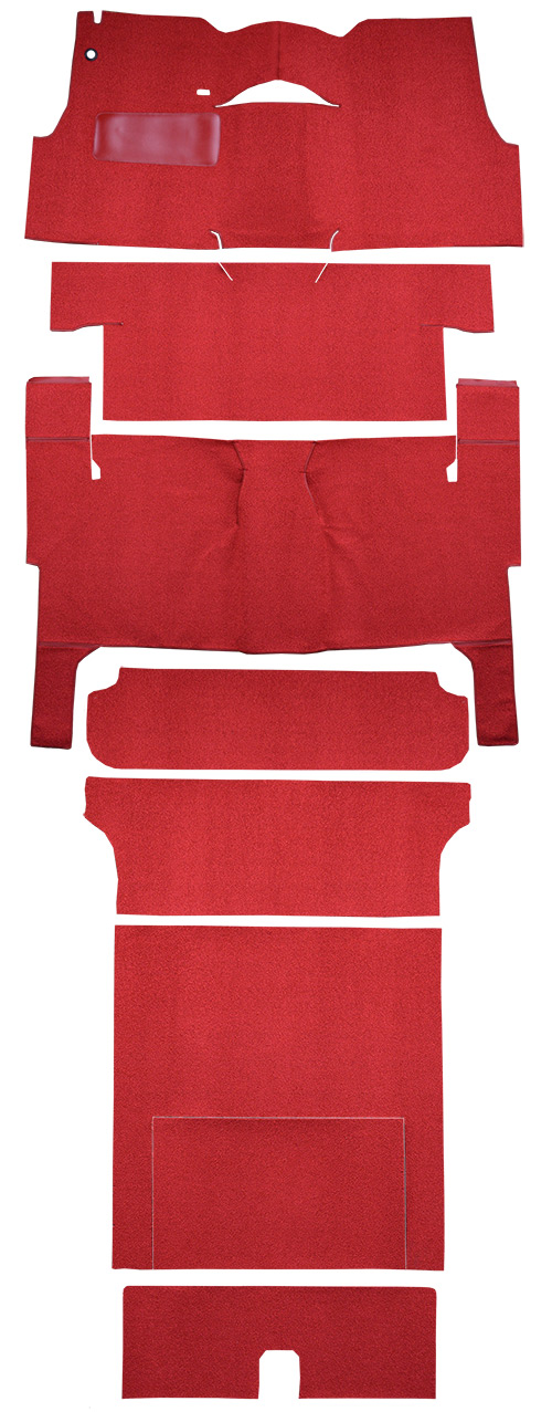 1956 Chevy Two-Ten Series (Tri-Five) Carpet Replacement - Loop - Complete | Fits: 2DR, Wagon, Bench Seat, Complete