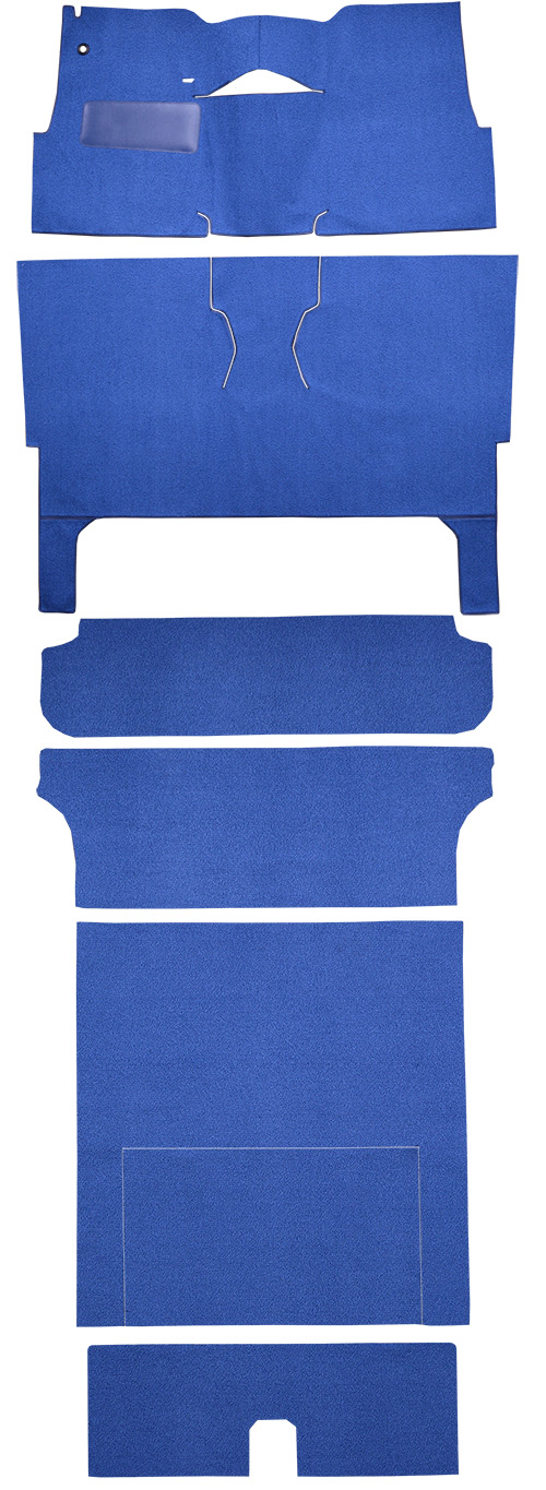 1957 Chevy One-Fifty Series (Tri-Five) Carpet Replacement - Loop - Complete | Fits: 2DR, Wagon, Bucket Seat, Complete