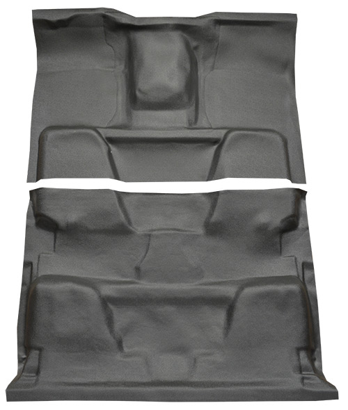 1975-1978 GMC C35 (Squarebody) Carpet Replacement - Vinyl - Complete | Fits: Crew Cab, 2WD, 4spd, Floor Shift