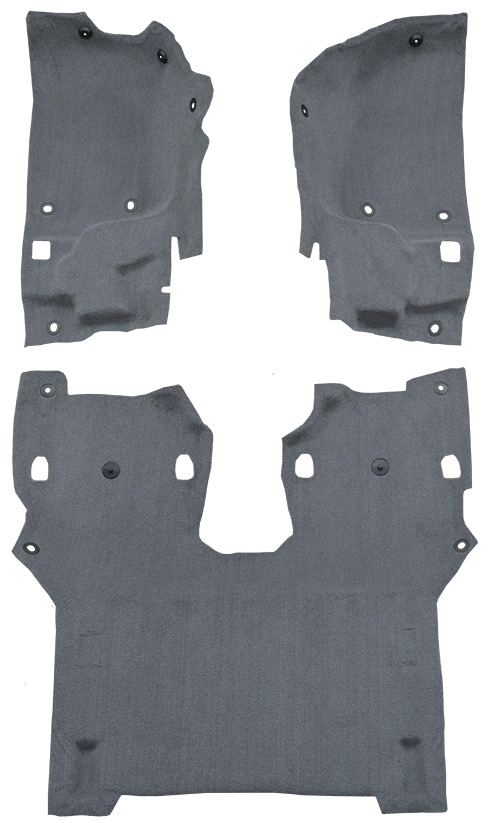 2018-2021 Jeep Wrangler (JL) Carpet Replacement - Cutpile - Passenger Area | Fits: 2DR,