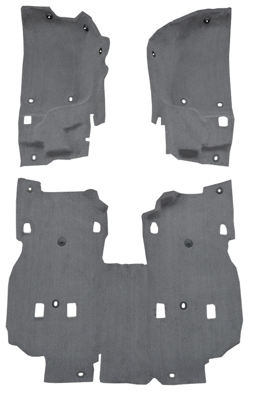 2018-2021 Jeep Wrangler (JL) Carpet Replacement - Cutpile - Passenger Area | Fits: 4DR,