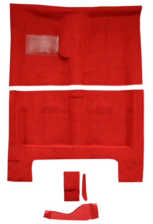 1967 Dodge Charger (B-Body) Carpet Replacement - Loop - Passenger Area | Fits: 4spd, with Console Strips