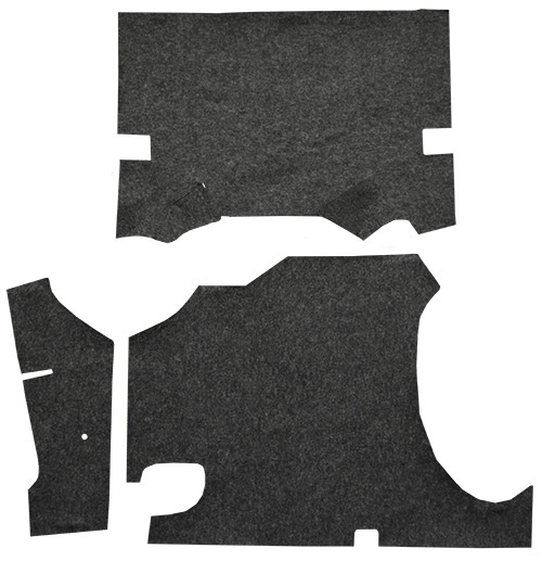 1958 Pontiac Bonneville Trunk Mat - TM Felt | Fits: Convertible