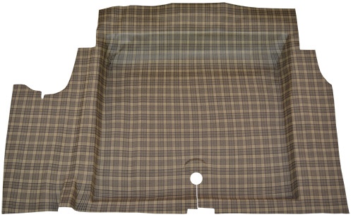 1965-1968 Ford Mustang Trunk Mat - TM Vinyl | Fits: Fastback, Molded
