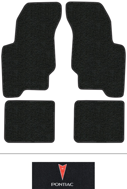 1992-1998 Pontiac Grand Am Floor Mats (Logos Available) - 4pc - Cutpile