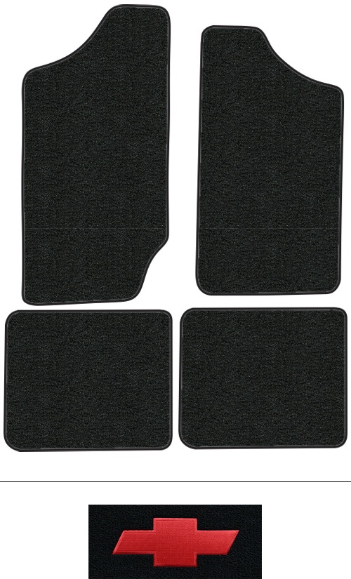 1995-2005 Chevy Blazer Floor Mats (Logos Available) - 4pc - Cutpile