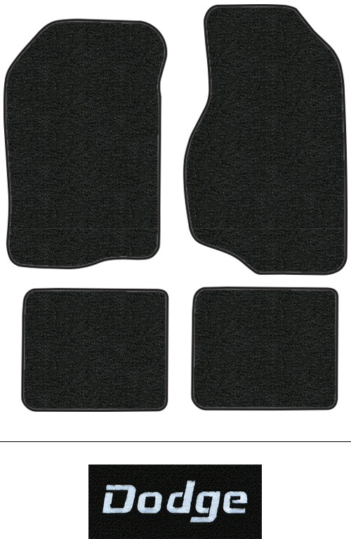 1984-1988 Dodge 600 Floor Mats (Logos Available) - 4pc - Cutpile