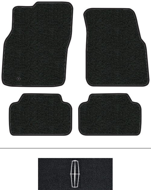 1993-1998 Lincoln Mark VIII Floor Mats (Logos Available) - 4pc - Cutpile