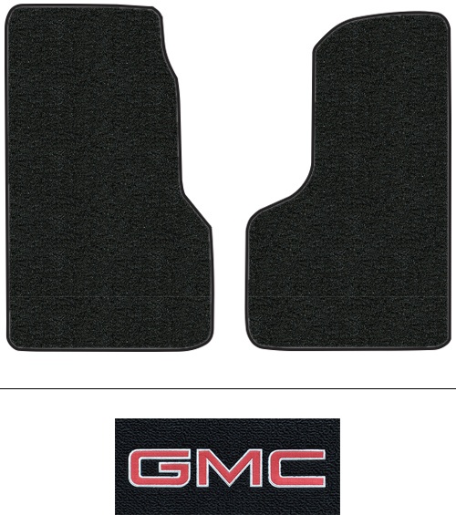 2003-2006 GMC C4500 Topkick Floor Mats (Logos Available) - 2pc - Cutpile | Fits: Crew Cab, Pickup