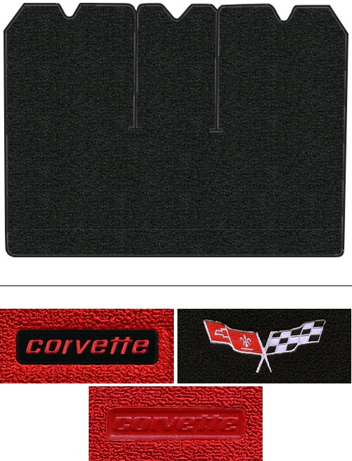 1979 Corvette (C3) Cargo Mat (Logos Available) Cutpile | Fits: with 3 Compt Doors