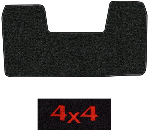1992-1999 GMC C1500 (OBS) Floor Mats (Logos Available) - 1pc Front - Cutpile | Fits: Column Shift, Will not fit vehicle with 4WD shifter in the floor