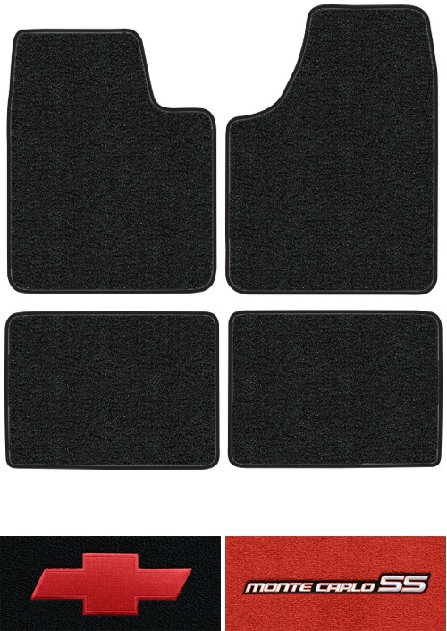2000-2005 Chevy Monte Carlo Floor Mats (Logos Available) - 4pc - Cutpile