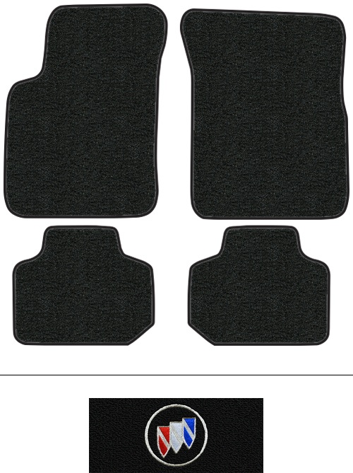 2000-2005 Buick LeSabre Limited Floor Mats (Logos Available) - 4pc - Cutpile