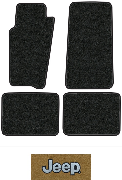 1996-1998 Jeep Grand Cherokee (ZJ) Floor Mats (Logos Available) - 4pc - Cutpile