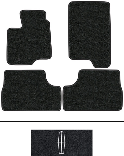1998-2002 Lincoln Navigator Floor Mats (Logos Available) - 4pc - Cutpile