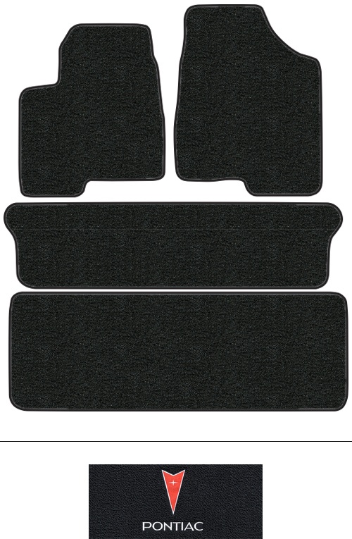 1997-1998 Pontiac Trans Sport Floor Mats (Logos Available) - 4pc - Cutpile