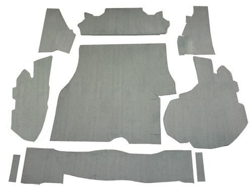 1984-1987 Buick Regal (G-Body) Grand National Trunk Mat (Logos Available) - Cutpile | Fits: Kit with Boards