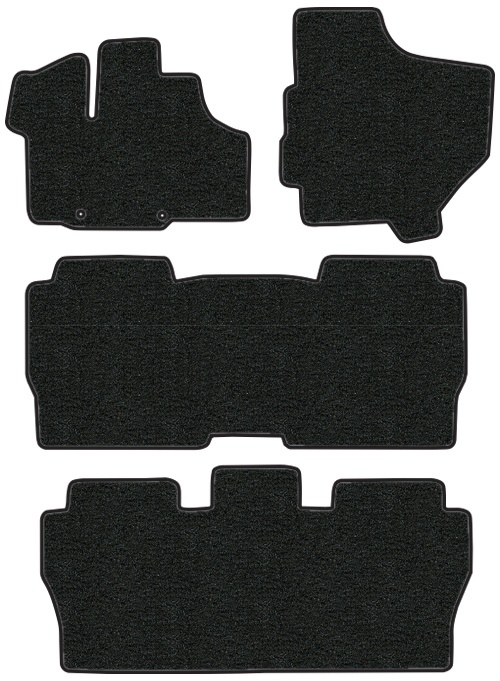 2004-2007 Nissan Quest Floor Mats - 4pc - Cutpile | Fits: 2pc Frts & 2pc Rr Runners