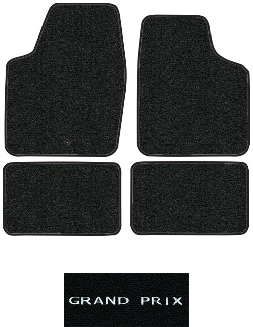 2006-2008 Pontiac Grand Prix Floor Mats (Logos Available) - 4pc - Cutpile