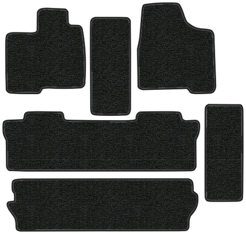 2004-2010 Toyota Sienna Floor Mats - 6pc - Cutpile