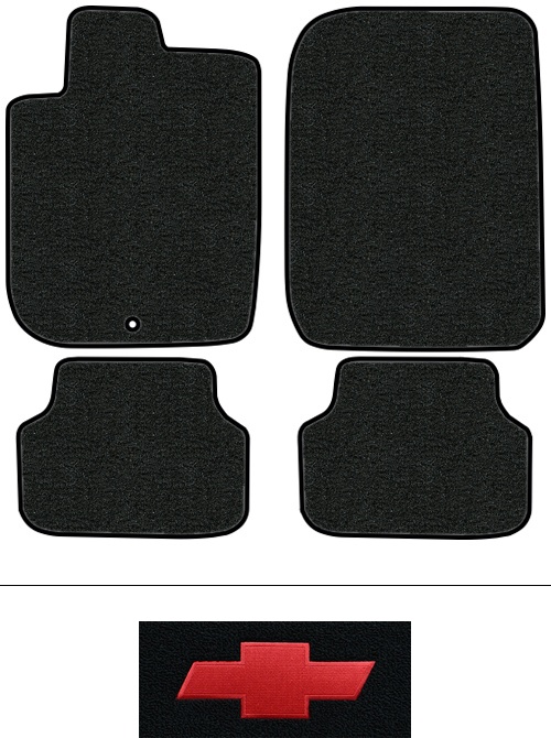 2005-2010 Chevy Cobalt Floor Mats (Logos Available) - 4pc - Cutpile