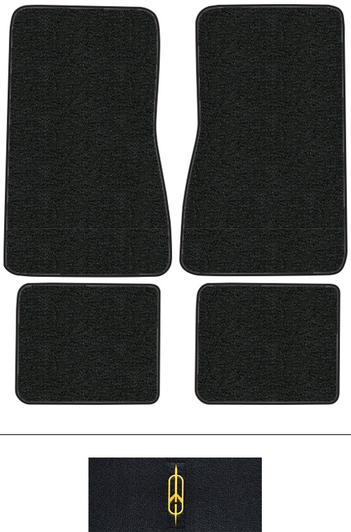 1973 Oldsmobile Omega Floor Mats (Logos Available) - 4pc - Loop