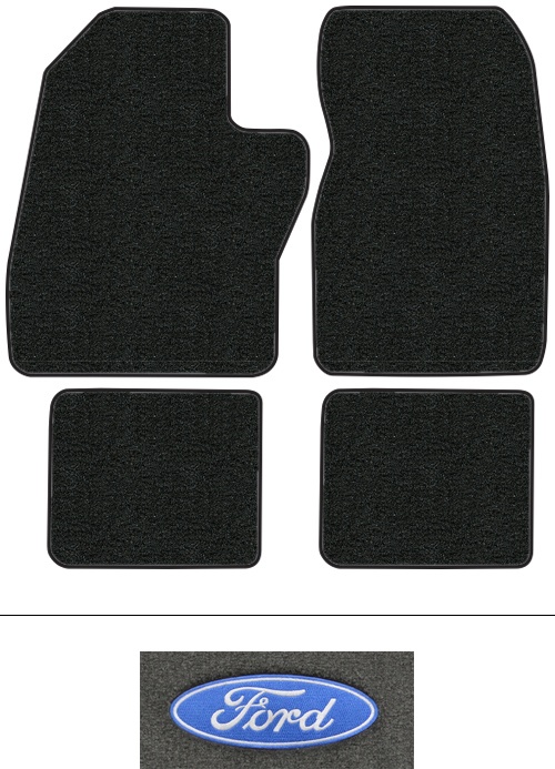 1988-1997 Ford F-250 (Bricknose) Floor Mats (Logos Available) - 4pc - Cutpile | Fits: Crew Cab