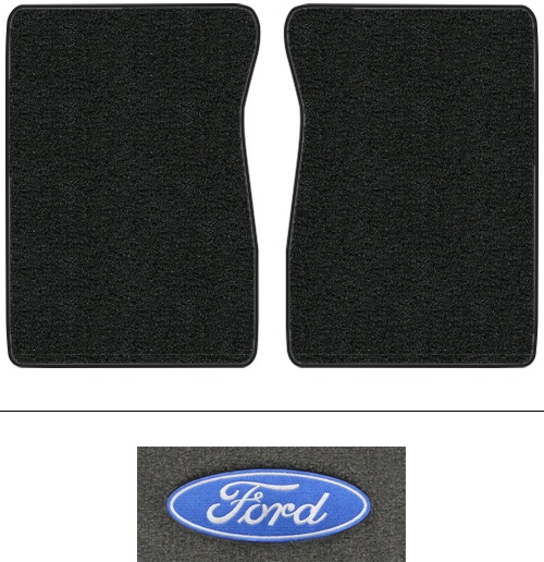 1965-1972 Ford F-250 Floor Mats (Logos Available) - 2pc - Loop